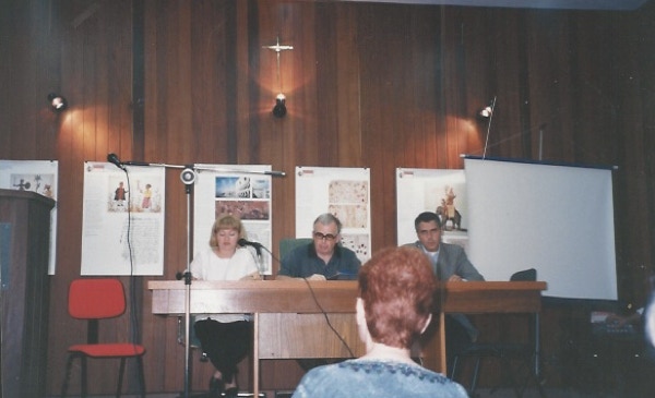 Sitzung im Rathaus von Joanópolis des Kolloquiums Anthropos Ludens, Joanópolis 1998. Copyright ISMPS