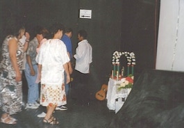 Kolloquium in Ubatuba über Tanz im Kult des hl. Gonçalo von Amarante. Copyright A.A.Bispo