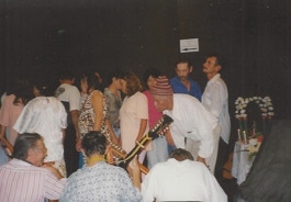 Kolloquium in Ubatuba über Tanz im Kult des hl. Gonçalo von Amarante. Copyright A.A.Bispo